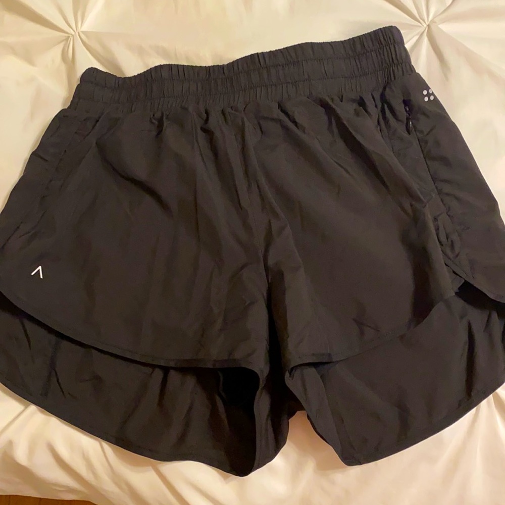 High waisted athletic shorts